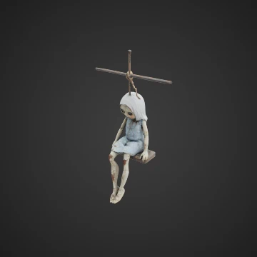 Creepy doll
