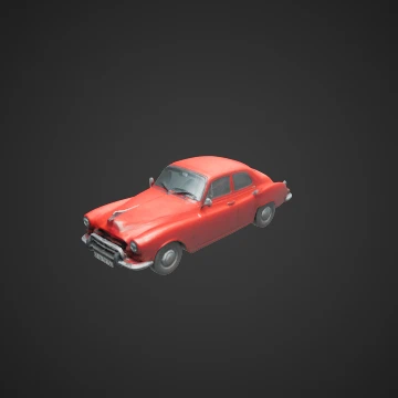Red russian car