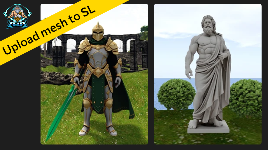 Upload your Mesh to Second Life