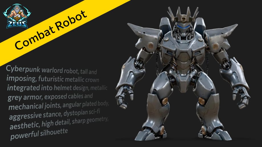 AI Mesh Armored Combat Robot